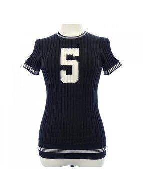 Chanel Knit Top Black 36